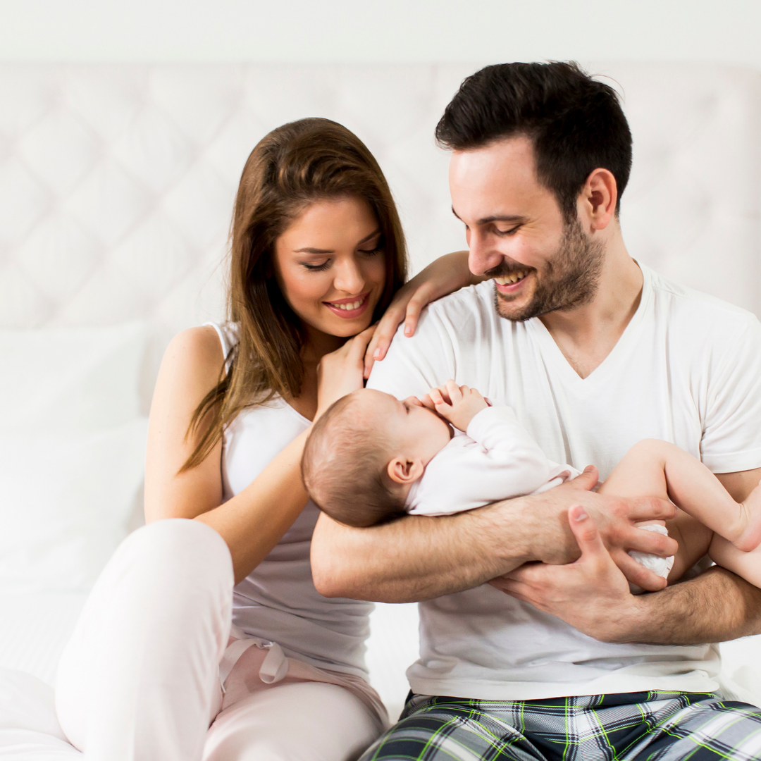 Couple who had a healthy baby with mosaic embryos