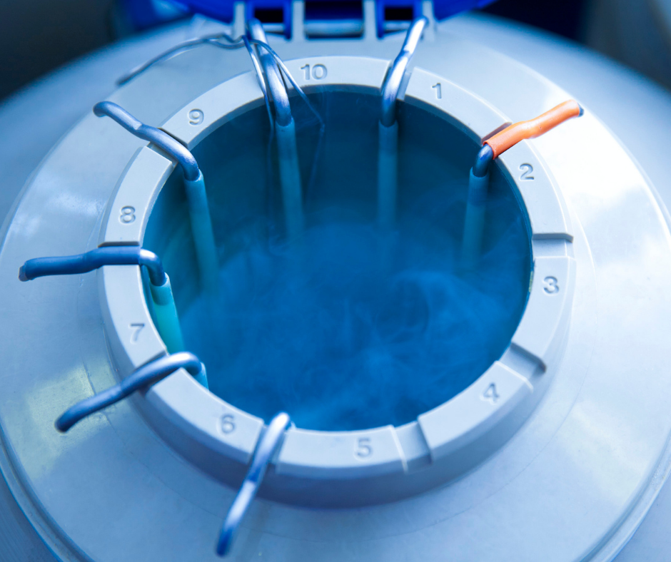 Cryopreservation tank for fertility preservation